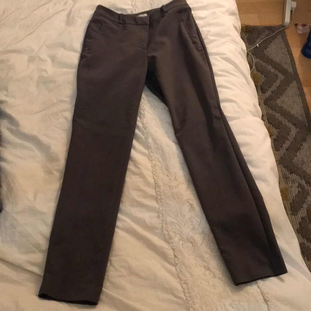 H&M straight legged gray trousers size 4
